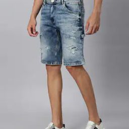 Washed Slim Fit Shorts-picture-25