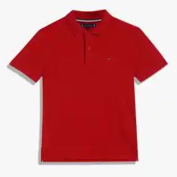 tommy hilfiger Boys Regular Fit Cotton Polo T-Shirt with Logo Badge-picture-14