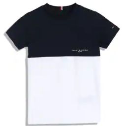 Boys Colourblock Regular Fit Round-Neck T-Shirt-image-50