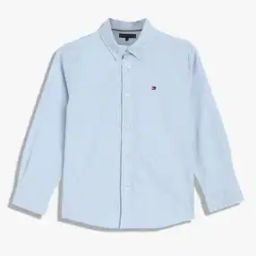 Boys Regular Fit Shirt with Button-Down Collar-image-104