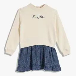 tommy hilfiger Girls Brand Print Shift Dress-picture-25