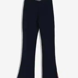 tommy hilfiger Girls Mid-Rise Leggings with Slit Hem-picture-2