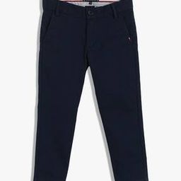 Boys Regular Fit Flat-Front Trousers-picture-3