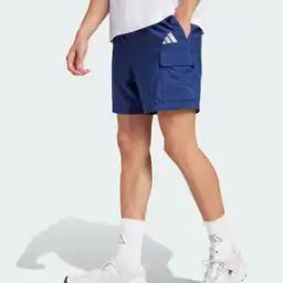 Men Essential Logo Print Chelsea Regular Fit Cargo Shorts-image-23