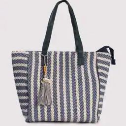 Women Embroidered Tote Bag with Double Handles-14