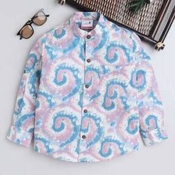 Boys Printed Regular Fit Cotton Shirt-image-55