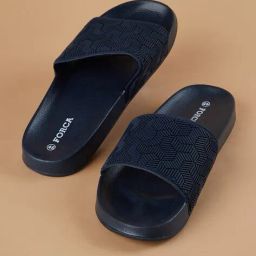 forca by lifestyle Men Geometric Pattern Slip-On Slide Flip-Flops image 1