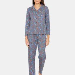 Abstract Print Regular Nightwear Sets-1