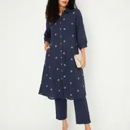 max Women Embroidered Straight Kurta Set-picture-26
