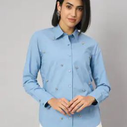 Women Embellished Shirt-image-4