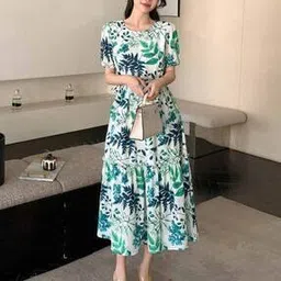leia Women Floral Print Fit & Flare Dress-picture-33