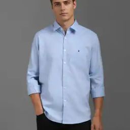 Men Regular Fit Shirt with Patch Pocket-image-19