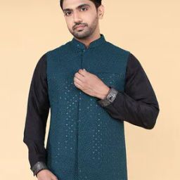 Men Stripes Nehru jacket-43