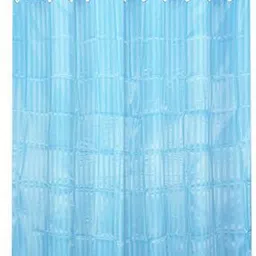 kuber industries Striped Shower Curtain with 8-Hooks-picture-49