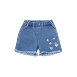 Girls Regular Fit Mid Rise City Shorts-picture-20