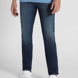 Men Straight Jeans with Fixed Waist-image-37