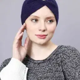 Women Ribbed Knitted Head Wrap-image-30