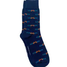 Typographic Print Mid-Calf Everyday Socks-image-108