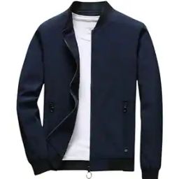 Men Regular Fit Zip-Front Bomber Jacket-picture-11