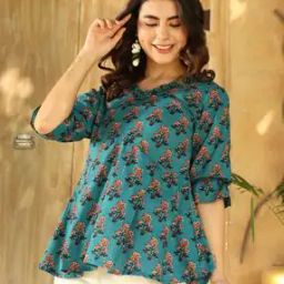 Women Floral Tunic Top-picture-36