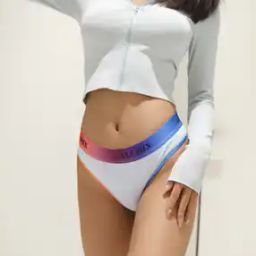 Women Hipster Panties with Logo Waistband-image-35