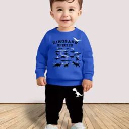 Boys Graphic Pants & T-shirt Set-image-86