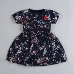Floral Print Fit & Flare Dress-image-34