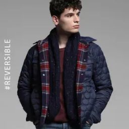 Men Quilted Reversible Regular Fit Jacket-picture-27
