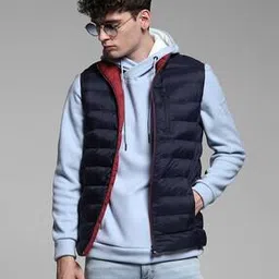 jack & jones Men Regular Fit Puffer Reversible Jacket-picture-35