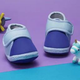 Colourblock Shoes with Velcro Fastening -image-61