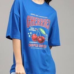 Shein Drop Shoulder Typographic Chest Print Oversized Fit Tshirt-image-10