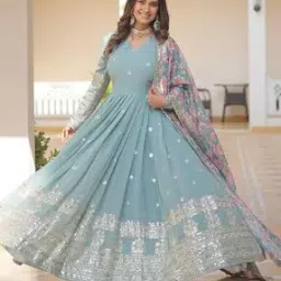 wedani Women Embroidered Anarkali Kurta Set-picture-39