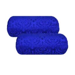 Pack of 2 Floral Pattern Cylindrical Bolster Covers-picture-44