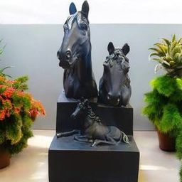 Decorative Horse Family Showpiece-image-52
