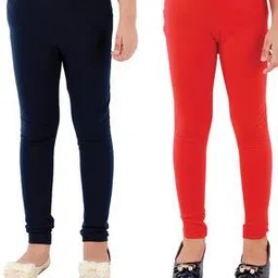 kids cave Pack of 2 Girls Leggings with Elasticated Waist-picture-24