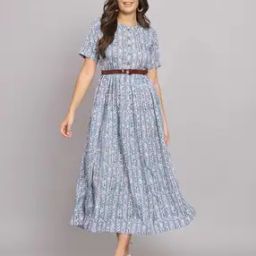 Women Fit & Flared Dress-image-66