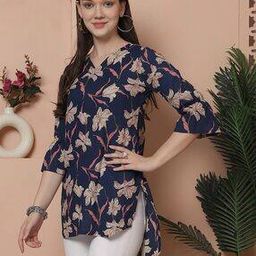Women Cotton Printed Kurti-image-10
