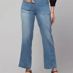Women Stretchable Flared Jeans-image-97