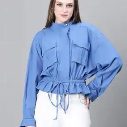 Women Regular Fit Biker Jacket-28