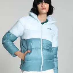 Colourblock Zip-Front Regular Fit Hooded Jacket-image-26