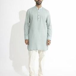 Men Slim Fit Striped Kurta-image-2