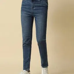 allen solly Women Mid-Rise Skinny Jeans-picture-6