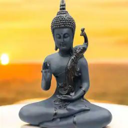 Peacock Buddha Showpiece-50