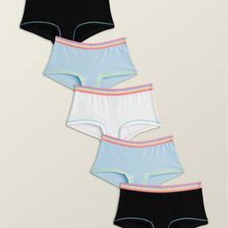 Pack of 5 Boyshorts with Elasticated Waist-image-26