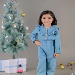 Girl Regular Fit Full-Sleeves Jumpsuit-image-14