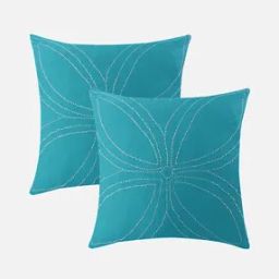 Set of 2 Hand Embroidered Cushion Covers-81