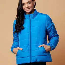 Quilted Zip-Front Jacket-image-96