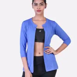 Solid Open Front Shrug-5