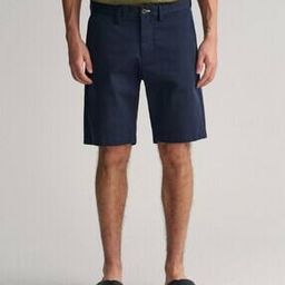 Slim Fit Flat-Front Shorts-image-75