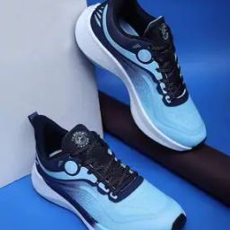 Men Colourblock Running Shoes with Lace-Fastening -image-12
